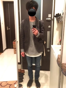 「SRIVER（スリヴァー）のアイテム（アクセサリー）」を使った、リッキーさん（メンズ・168cm）の春コーディネート