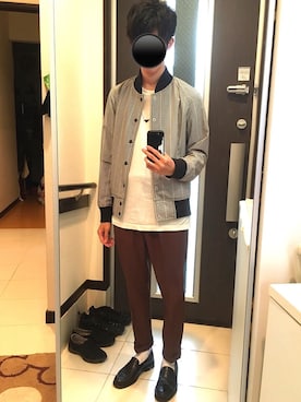 「TOGA PULLA（トーガ　プルラ）のアイテム（アクセサリー）」を使った、リッキーさん（メンズ・168cm）の秋コーディネート