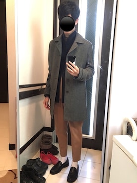 「DOLCE&GABBANA（ドルチェアンドガッバーナ）のアイテム（ニット/セーター）」を使った、リッキーさん（メンズ・168cm）の冬コーディネート