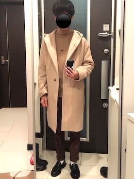 「TOGA PULLA（トーガ　プルラ）のアイテム（アクセサリー）」を使った、リッキーさん（メンズ・168cm）の冬コーディネート