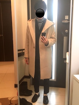 「H&M（エイチ・アンド・エム）のアイテム（その他トップス）」を使った、リッキーさん（メンズ・168cm）の冬コーディネート