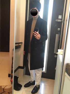 「DOLCE&GABBANA（ドルチェアンドガッバーナ）のアイテム（ニット/セーター）」を使った、リッキーさん（メンズ・168cm）の冬コーディネート