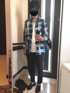 「Stutostein Nolley's（シュテットシュタインノーリーズ）のアイテム（バッグ）」を使った、リッキーさん（メンズ・168cm）の春コーディネート