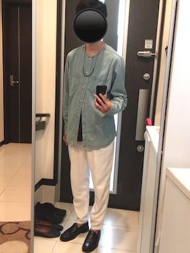 「SRIVER（スリヴァー）のアイテム（アクセサリー）」を使った、リッキーさん（メンズ・168cm）の春コーディネート