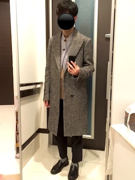 「DOLCE&GABBANA（ドルチェアンドガッバーナ）のアイテム（ニット/セーター）」を使った、リッキーさん（メンズ・168cm）の冬コーディネート