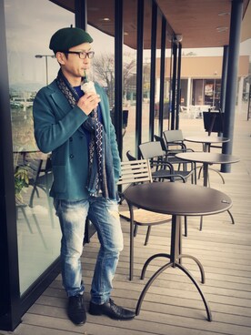 「attack the mind 7(アタックザマインドセブン)のアイテム」を使った、Sei Yamさん(メンズ・175cm)の春コーディネート