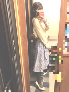 「REDYAZEL（レディアゼル）のアイテム（その他アウター）」を使った、ほたるさん（レディース・159cm）の冬コーディネート