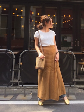 TOMOMI KANATAさん（レディース・162cm）の春コーディネート