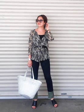 TOMOMI KANATAさん（レディース・162cm）の春コーディネート