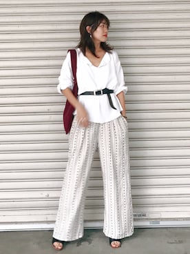 TOMOMI KANATAさん（レディース・162cm）の秋コーディネート