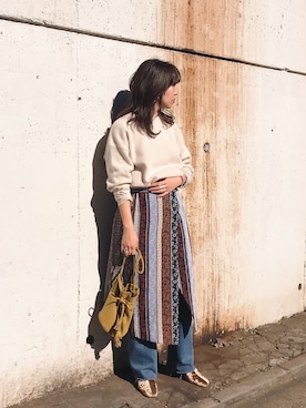 TOMOMI KANATAさん（レディース・162cm）の秋コーディネート