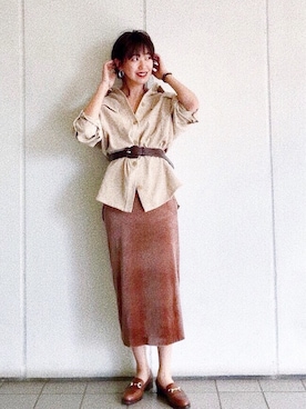 TOMOMI KANATAさん（レディース・162cm）の夏コーディネート