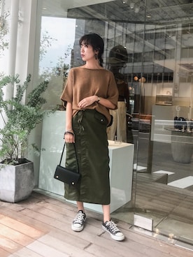 TOMOMI KANATAさん(レディース・162cm)の秋コーディネート