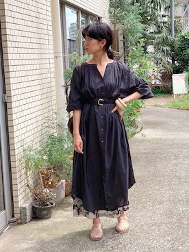 TOMOMI KANATAさん（レディース・163cm）の夏コーディネート