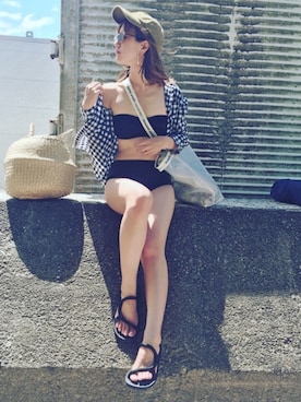 izuminさん（レディース・161cm）の夏コーディネート