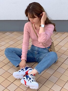「ロングヘア」｜「アイテム（その他トップス）」を使った、izuminさん（レディース・162cm）の秋コーディネート