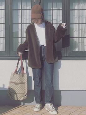 6(ROKU) FAKE FUR CHINA OUTER/コート 6（ロク）の「＜6(ROKU)＞FAKE FUR CHINA OUTER/コート（その他