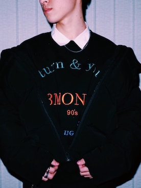 「韓国好きな人と繋がりたい」｜「アイテム（その他アウター）」を使った、Gun__  jiさん（メンズ・166cm）の春コーディネート