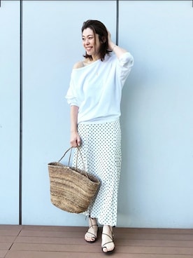 「フレンチカジュアル」｜chiekoさん（レディース・162cm）の春コーディネート