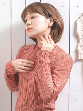 「耳元コーデ」｜本社スタッフ（BLOOM ONLINE STORE）さん（レディース・156cm）の春コーディネート