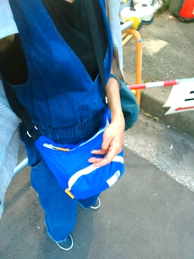 「BBQ」｜「アイテム（サロペット/オーバーオール）」を使った、ゆきさん（レディース・153cm）の夏コーディネート