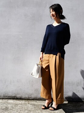 MKミッシェルクランさん（レディース・155cm）の春コーディネート