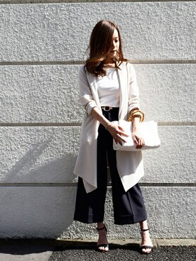 MKミッシェルクランさん（レディース・155cm）の春コーディネート