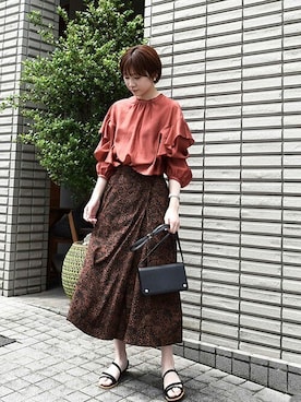 MKミッシェルクランさん（レディース・165cm）の秋コーディネート