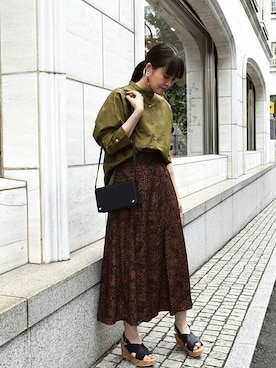 MKミッシェルクランさん（レディース・160cm）の秋コーディネート