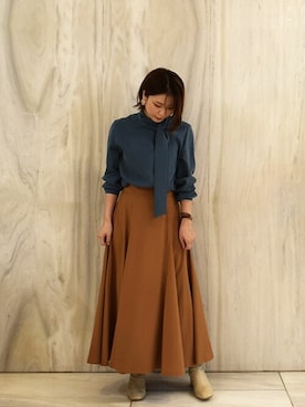 MKミッシェルクランさん（レディース・152cm）の秋コーディネート