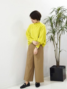 MKミッシェルクランさん（レディース・157cm）の秋コーディネート