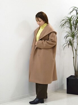 「MK MICHEL KLEIN（エムケーミッシェルクラン）のアイテム（その他アウター）」を使った、MKミッシェルクランさん（レディース・152cm）の秋コーディネート