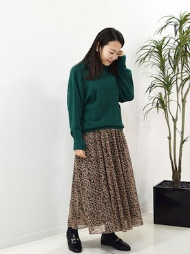 MKミッシェルクランさん（レディース・153cm）の冬コーディネート