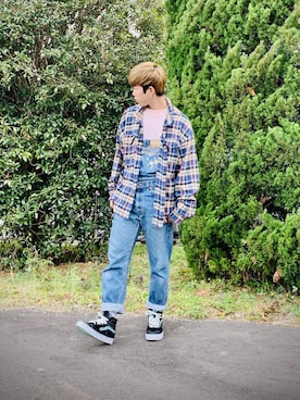 「MELLOW（メロー）のアイテム」を使った、Ryuseiさん（メンズ・173cm）の冬コーディネート