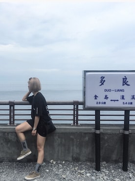 「oqLiq（オークリック）のアイテム（バッグ）」を使った、Ulaaaaaさん（レディース・155cm）の冬コーディネート