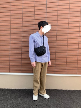 「ARC'TERYX（アークテリクス）のARC'TERYX / MAKA 2（ボディバッグ/ウエストポーチ、ブラック系）」を使った、__ra_bcさん（メンズ・173cm）の春コーディネート