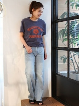 「MIXTA（ミクスタ）のアイテム」を使った、journal standard L'essage 銀座店スタッフさん（レディース・164cm）の春コーディネート