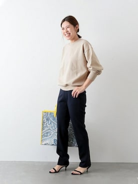 「journal standard L'essage（ジャーナルスタンダードレサージュ）のアイテム」を使った、journal standard L'essage 銀座店スタッフさん（レディース・164cm）の冬コーディネート