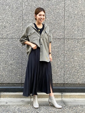 journal standard L'essage 銀座店スタッフさん(レディース・164cm)の秋コーディネート