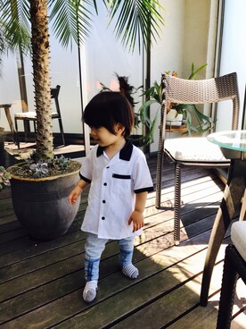 「1歳児」｜「アイテム（その他）」を使った、Allenさん（キッズ・80cm）の夏コーディネート