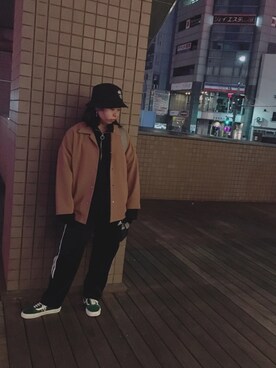 「STUDIOUS（ステュディオス）のアイテム（その他アウター）」を使った、minamiiiiさん（レディース・150cm）の春コーディネート
