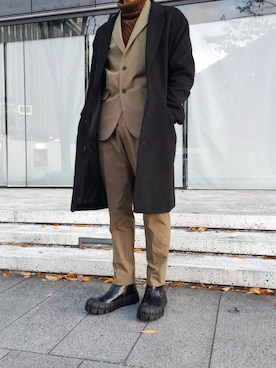 Wonさん(メンズ・173cm)の冬コーディネート