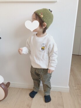 「RAGMART（ラグマート）のアイテム（パンツ）」を使った、aikoさん（キッズ・90cm）の春コーディネート