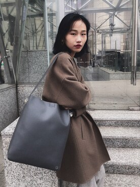 「ro（ロー）のアイテム」を使った、haxhaxさん（レディース・168cm）の冬コーディネート