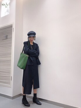 「ro（ロー）のアイテム（バッグ）」を使った、haxhaxさん（レディース・168cm）の冬コーディネート