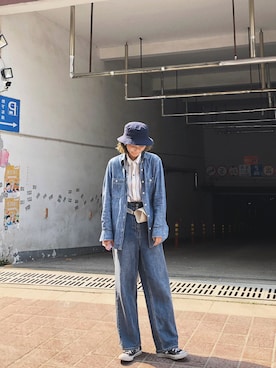 「NOMIA（ノミア）のアイテム」を使った、haxhaxさん（レディース・168cm）の春コーディネート