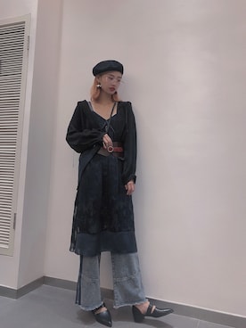 「MU（エムユー）のアイテム」を使った、haxhaxさん（レディース・168cm）の夏コーディネート