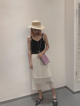 「ro（ロー）のアイテム（バッグ）」を使った、haxhaxさん（レディース・168cm）の夏コーディネート