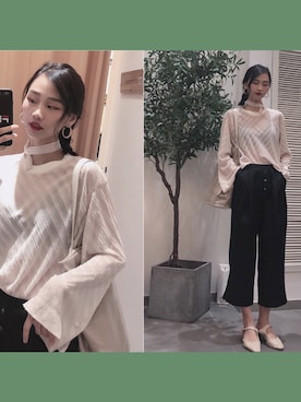 「MU（エムユー）のアイテム」を使った、haxhaxさん（レディース・168cm）の夏コーディネート