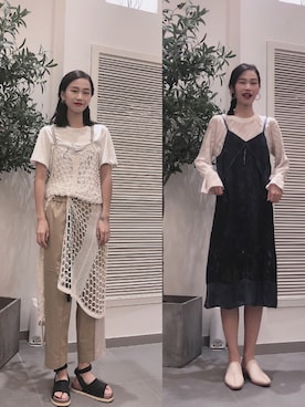 「MU（エムユー）のアイテム」を使った、haxhaxさん（レディース・168cm）の夏コーディネート